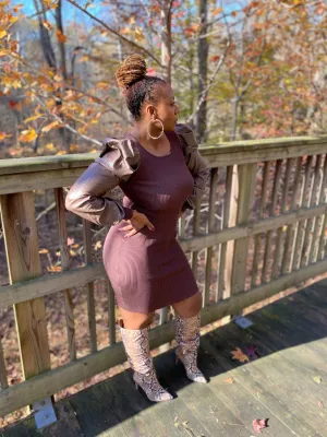 Croc Bodycon Dress