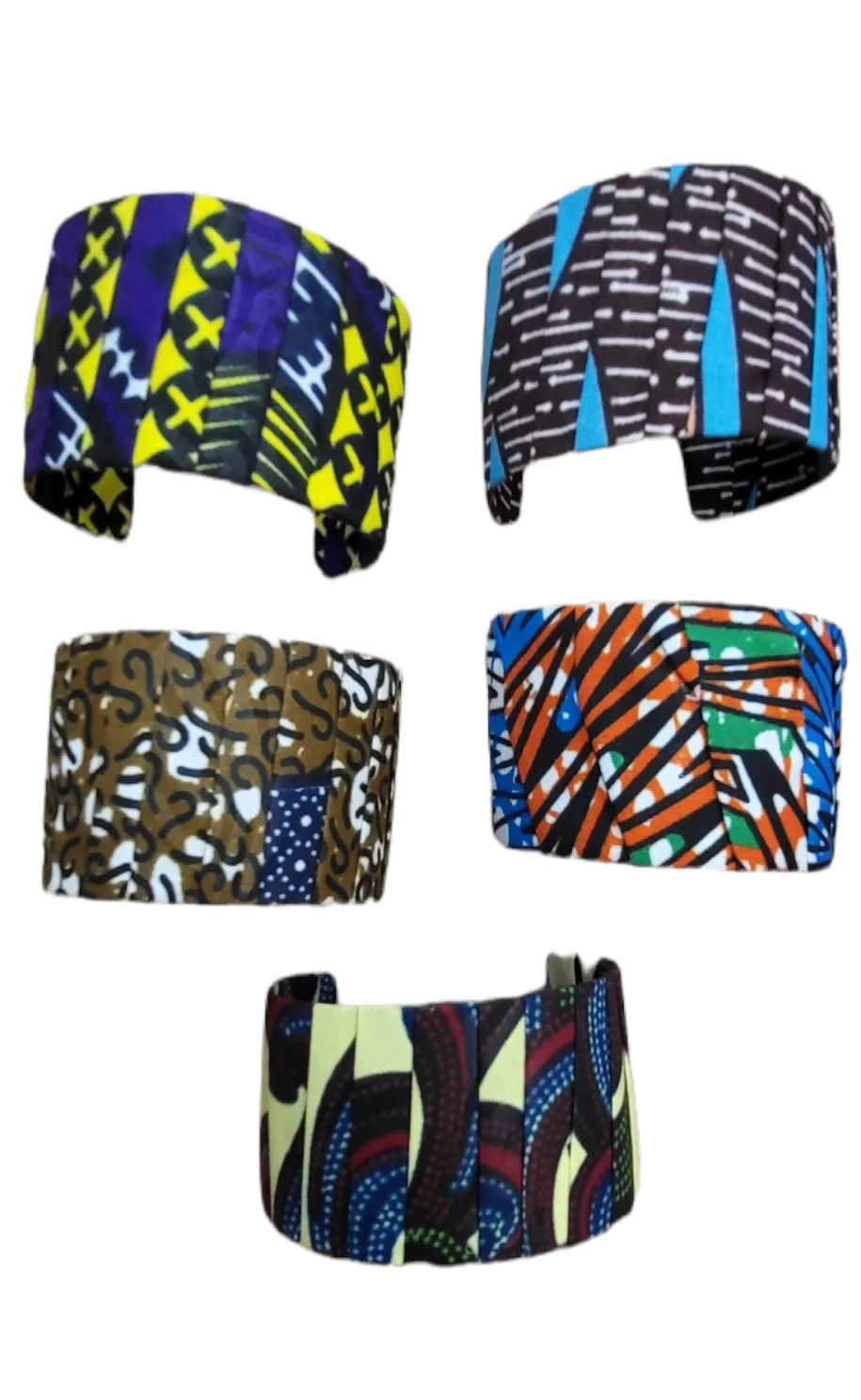Cuff Bracelet | African Print fabric