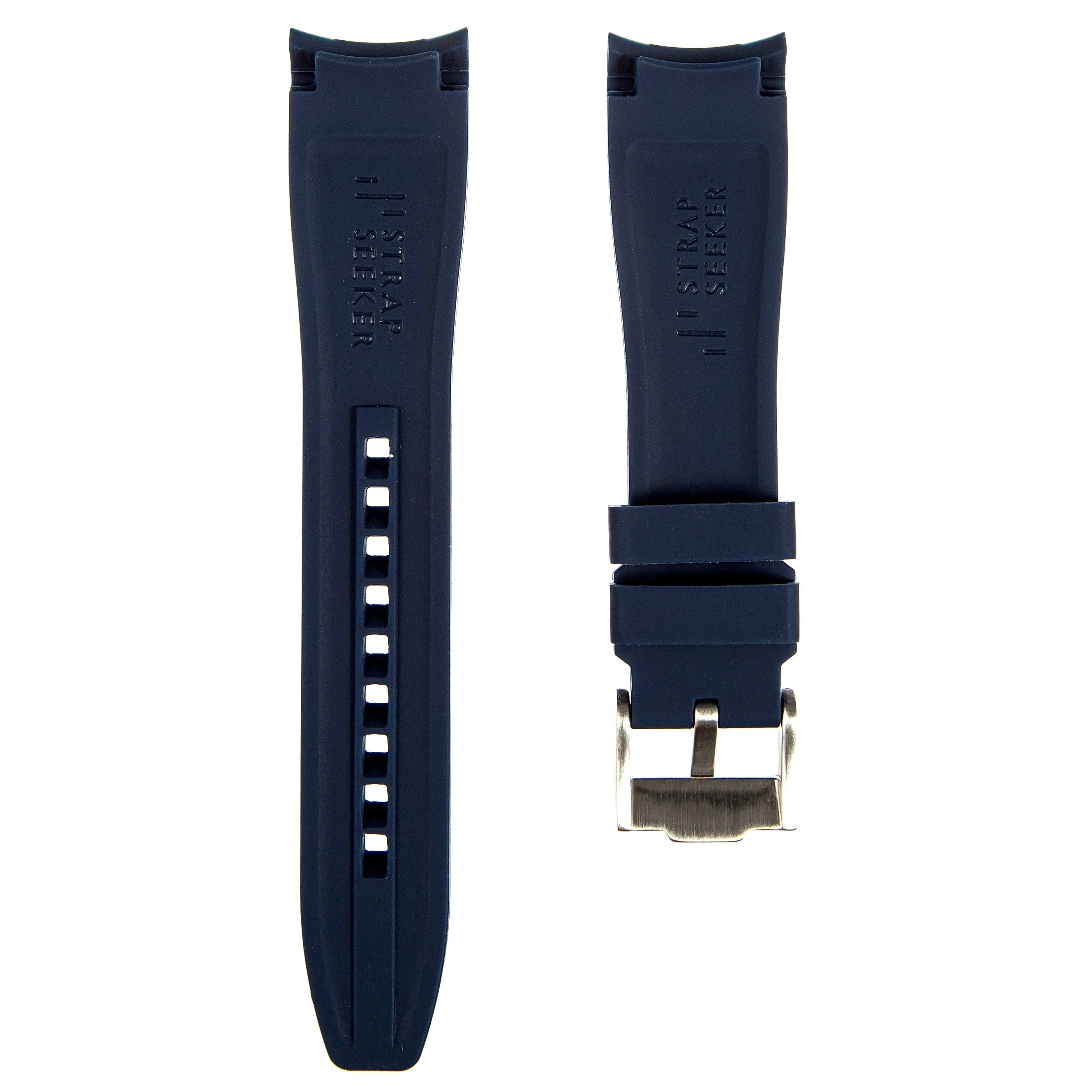 Curved End Rubber Strap for IWC Pilot / Big Pilot  – Dark Green (2418)