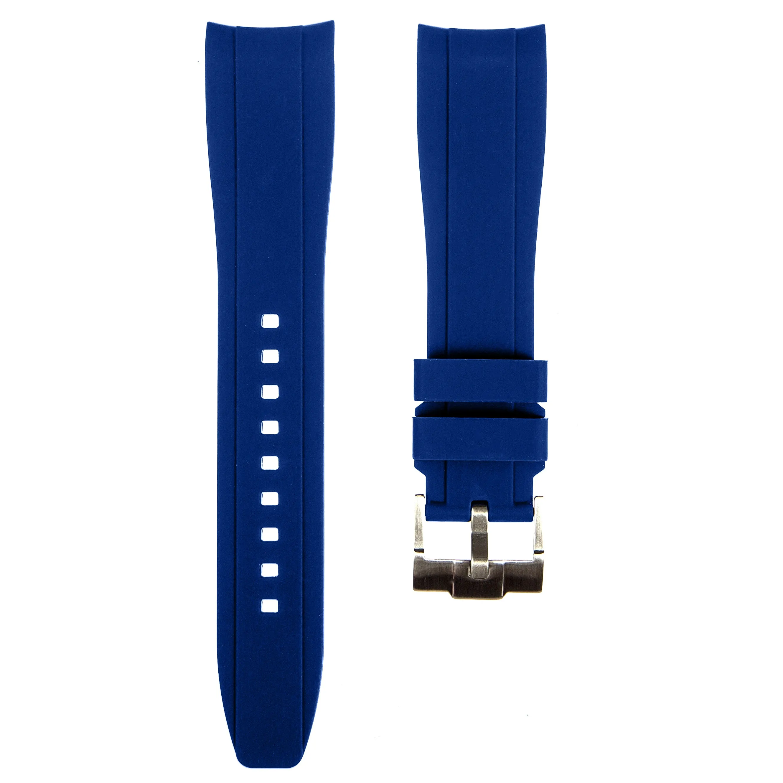 Curved End Rubber Strap for IWC Portugieser – Red (2418)