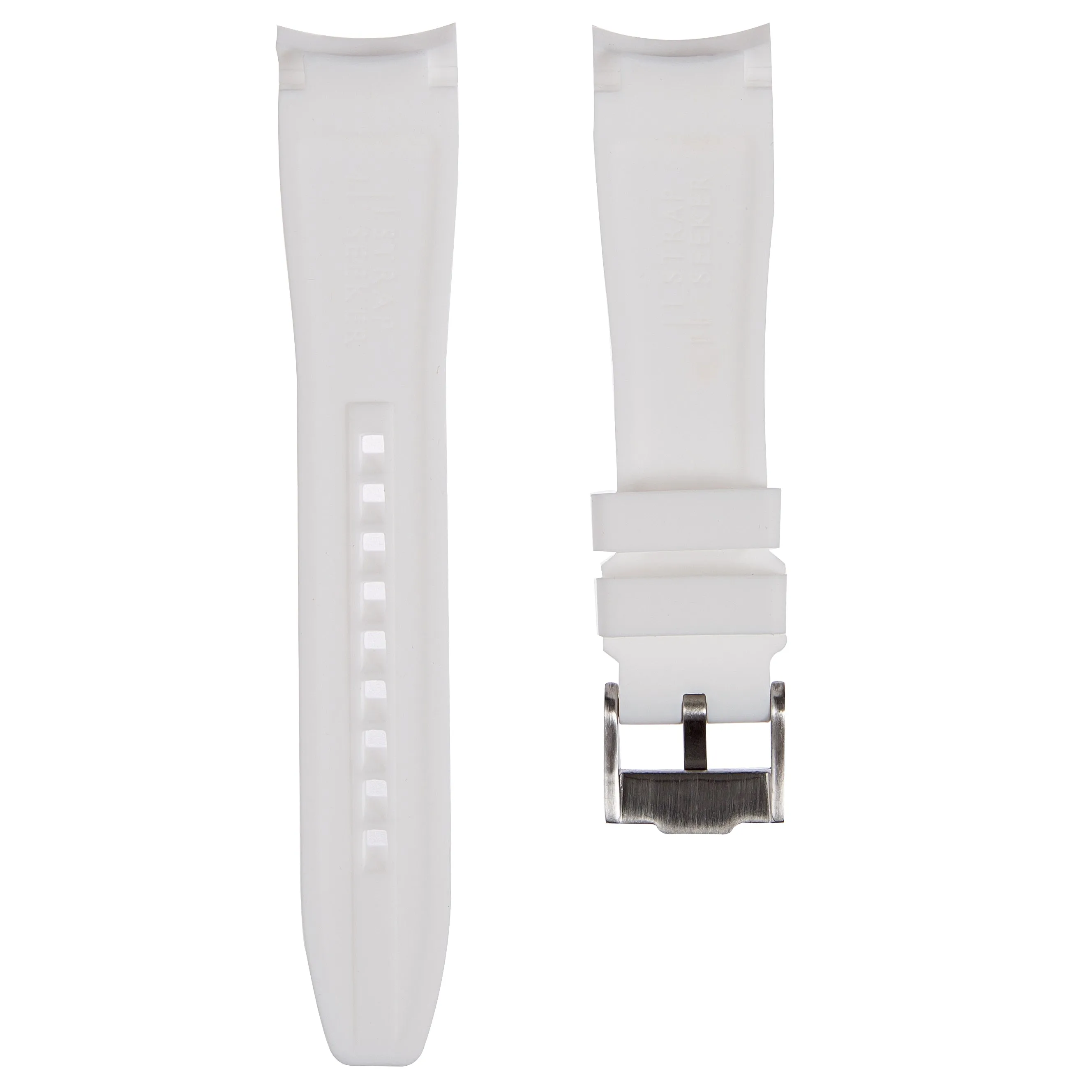 Curved End Rubber Strap for IWC Portugieser – Red (2418)