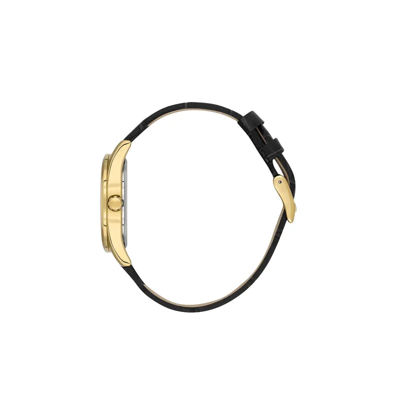 Daniel Klein Premium Women Analog Watch DK.1.13770-2 Black Genuine Leather Strap
