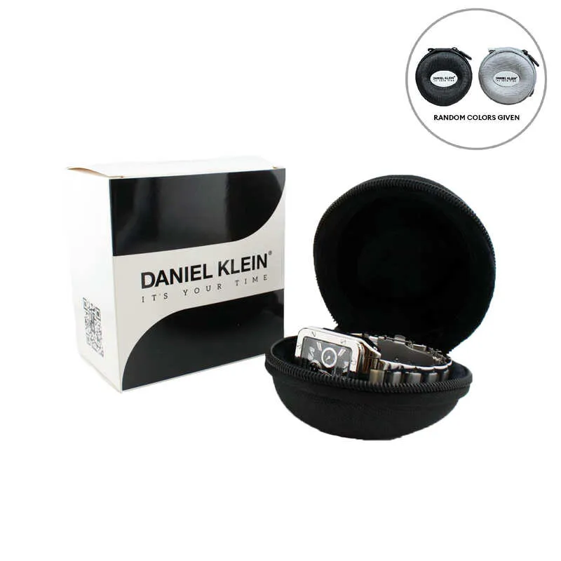 Daniel Klein Premium Women Analog Watch DK.1.13770-2 Black Genuine Leather Strap