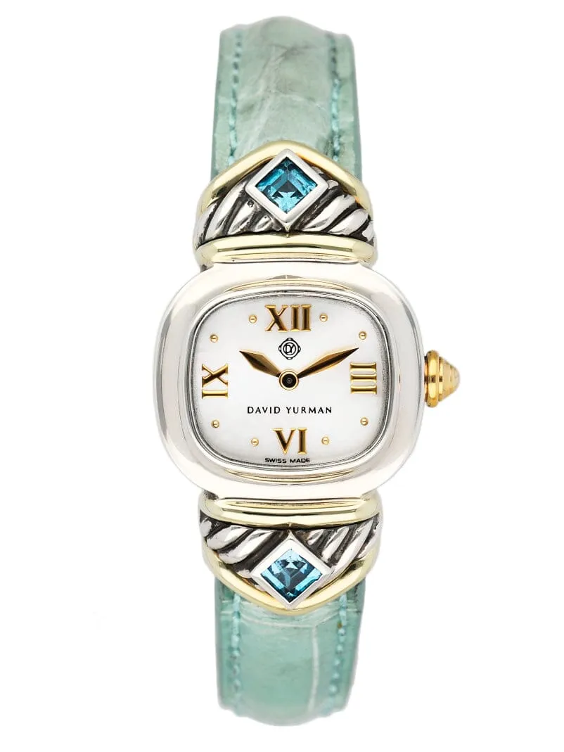 David Yurman MOP Blue Sapphire Ladies Watch