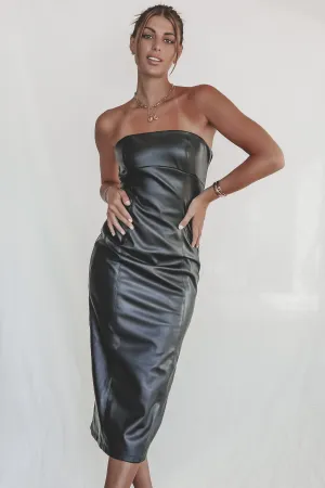 DEAL Feeling Good Looking Better Leather Dress