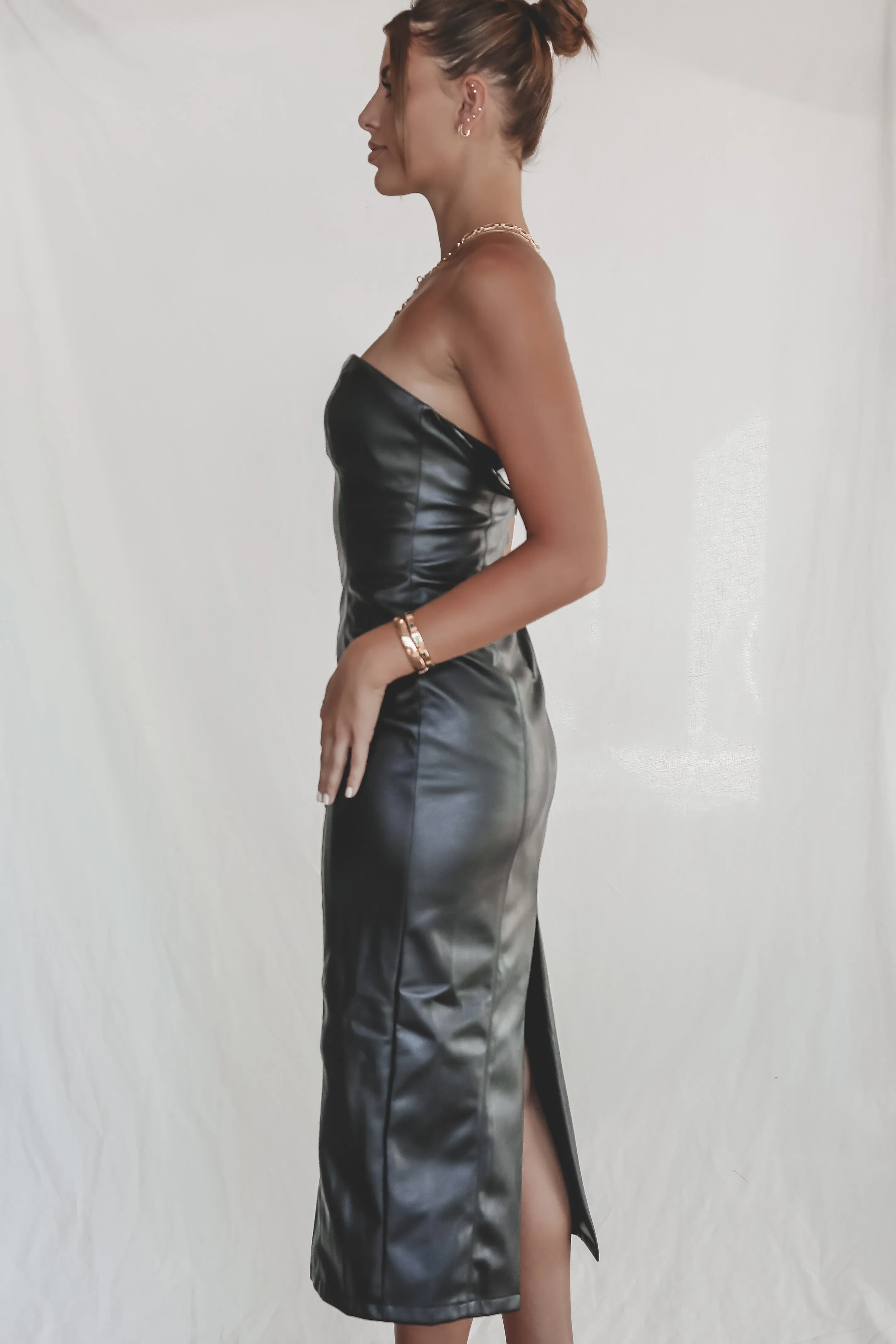 DEAL Feeling Good Looking Better Leather Dress