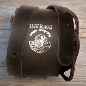 Deering Distressed Leather Cradle Banjo Strap