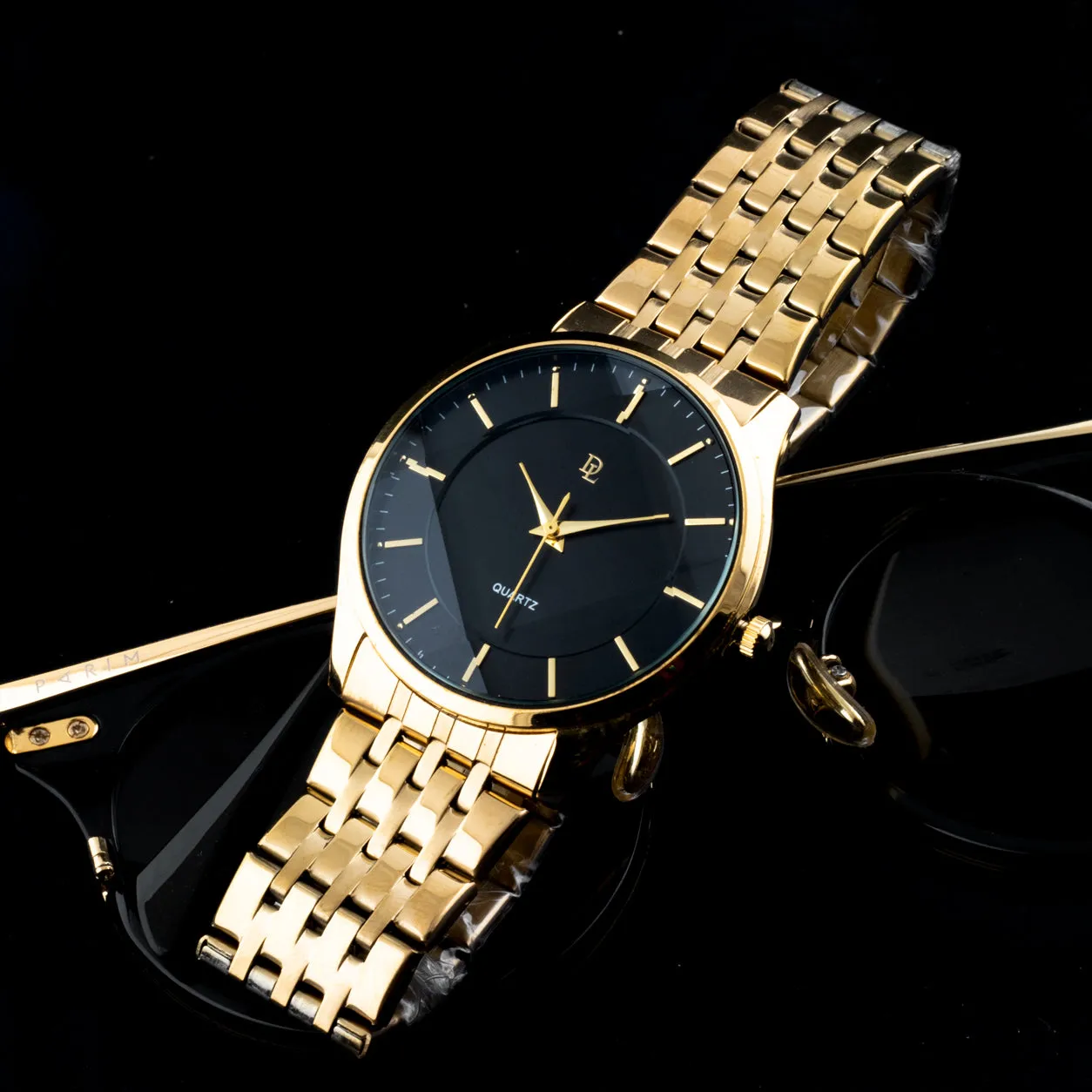 Delawrence Crystal Carve Men's watch