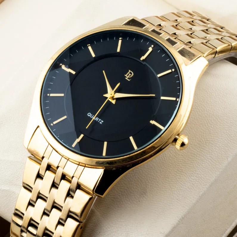 Delawrence Crystal Carve Men's watch
