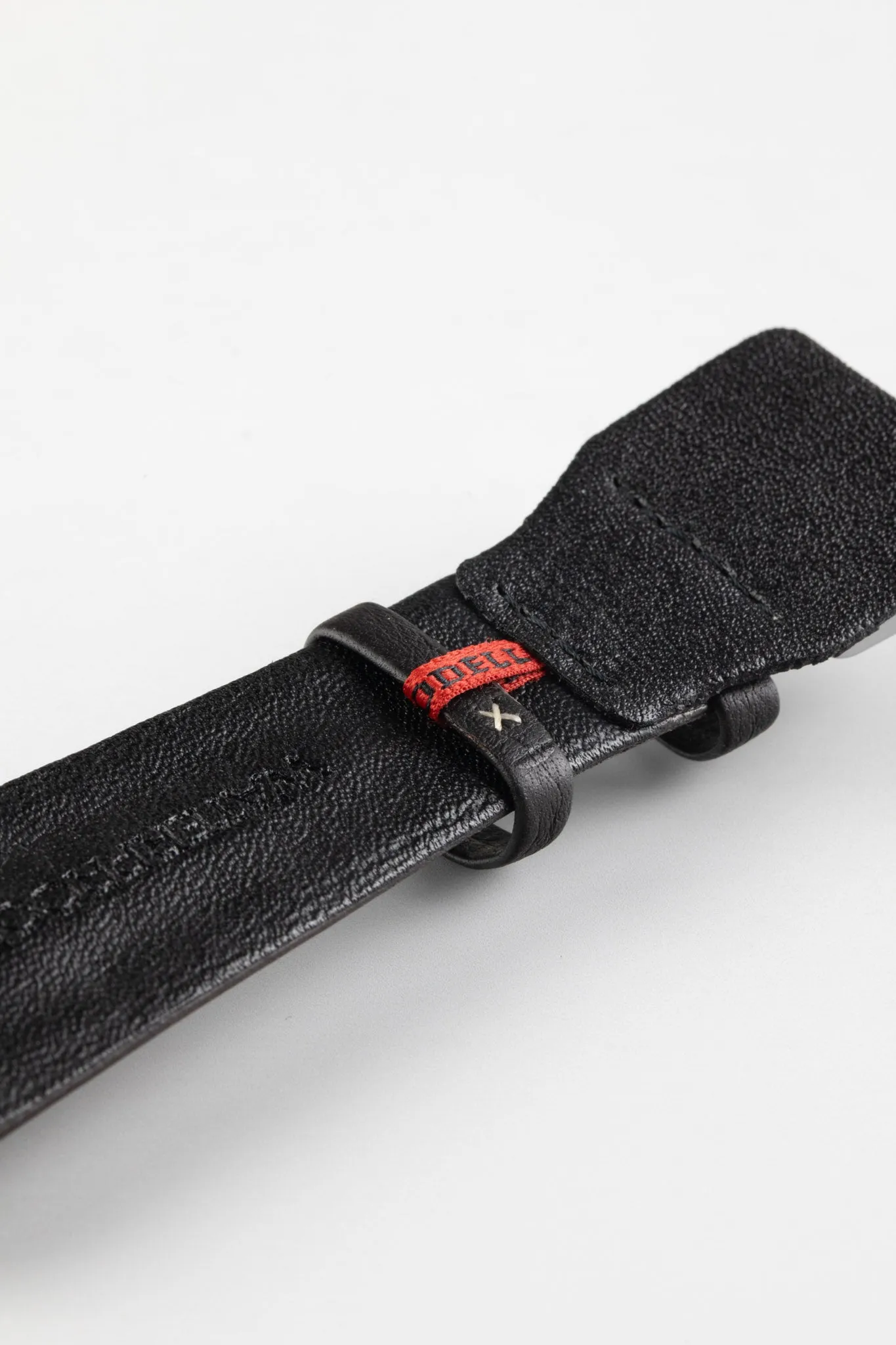 Di-Modell CHRONISSIMO Waterproof Leather Watch Strap in BROWN