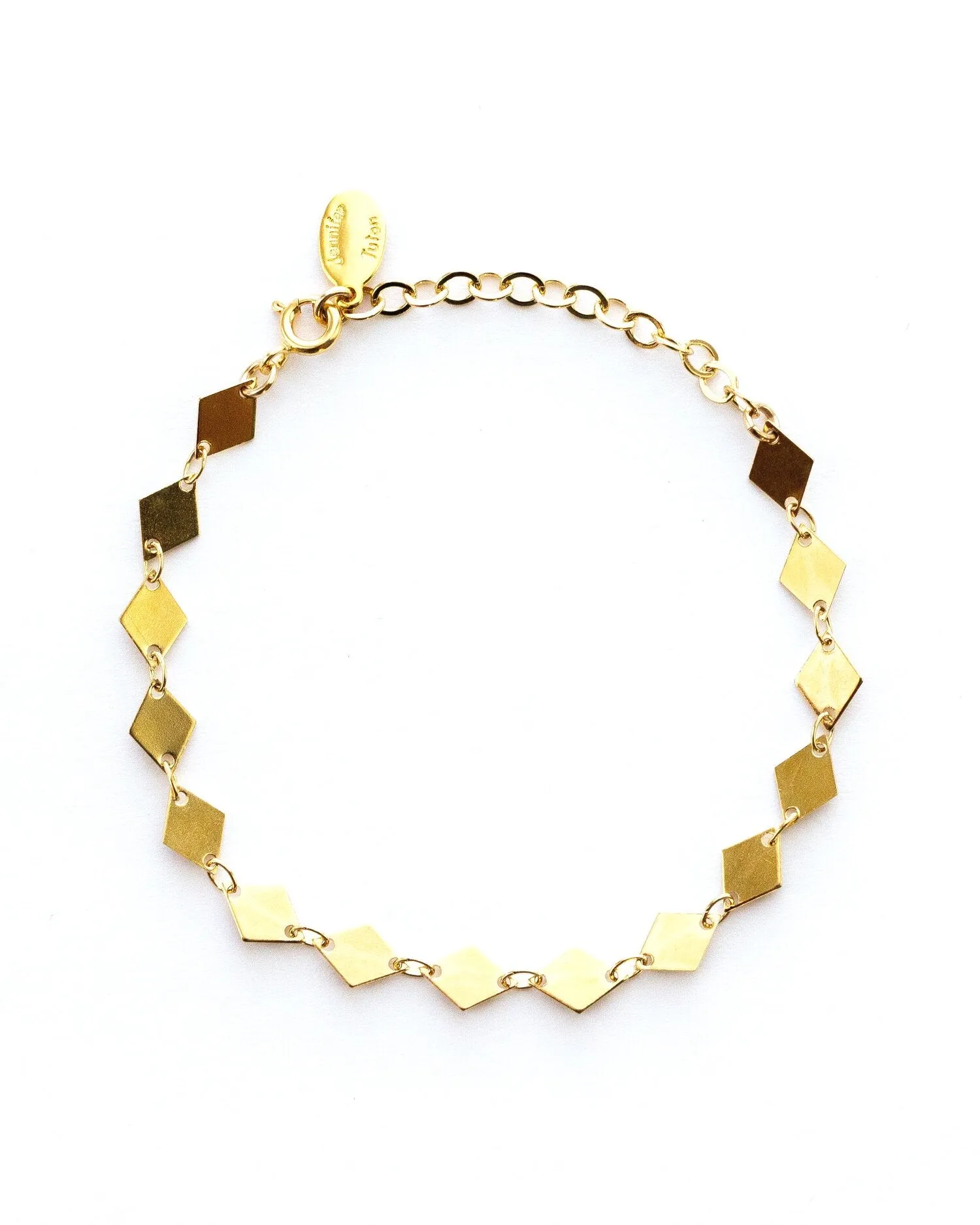 Diamond Disc Bracelet
