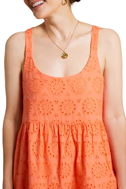 Dress, Coral Sleeveless