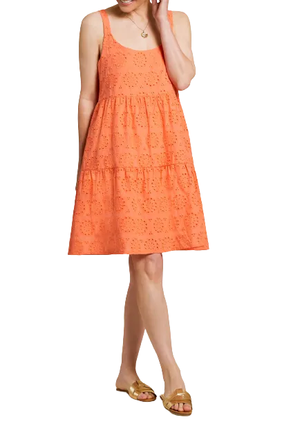 Dress, Coral Sleeveless