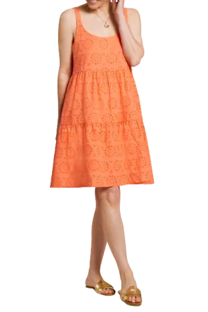 Dress, Coral Sleeveless