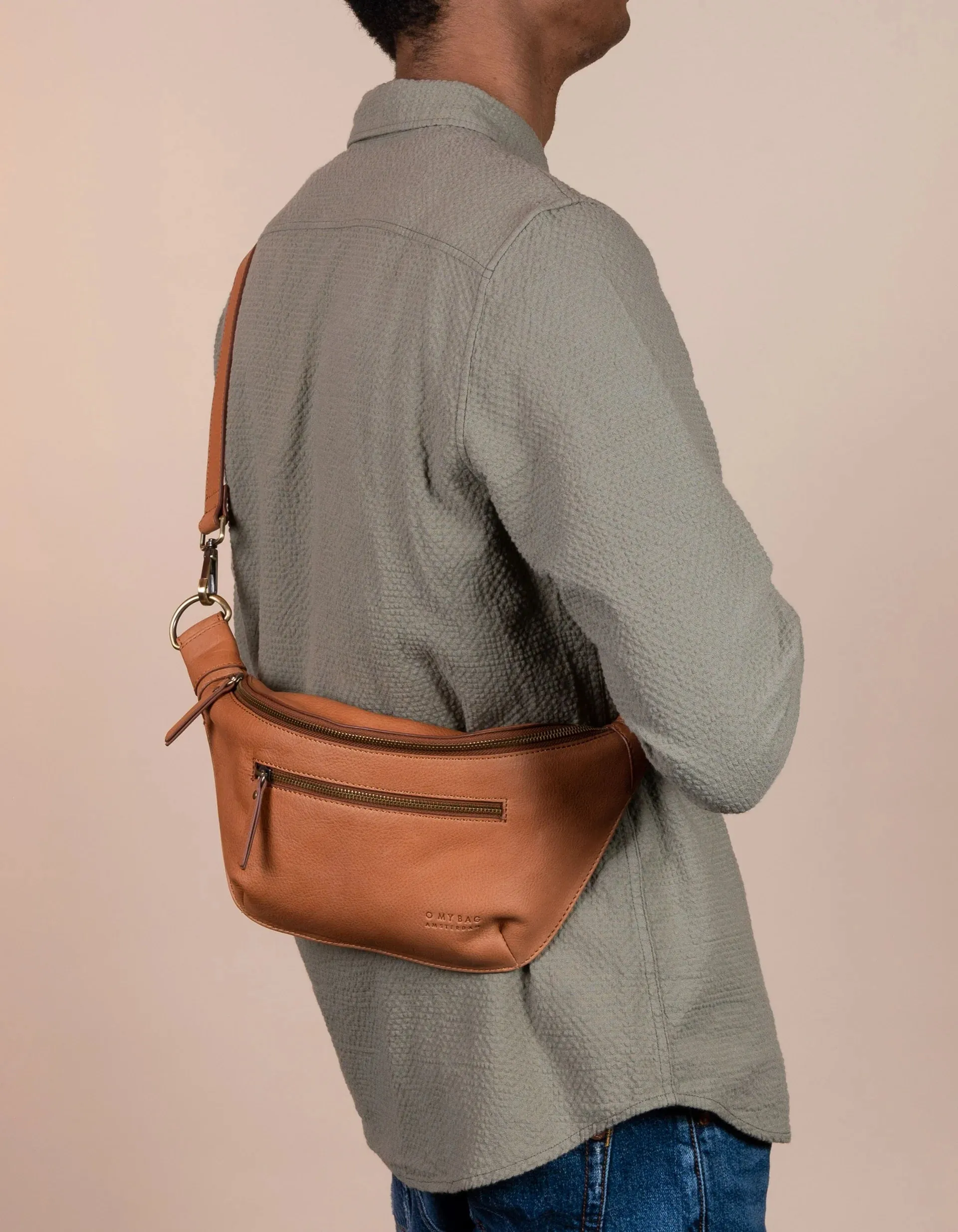 DREW BUM BAG - WILD OAK SOFT GRAIN LEATHER