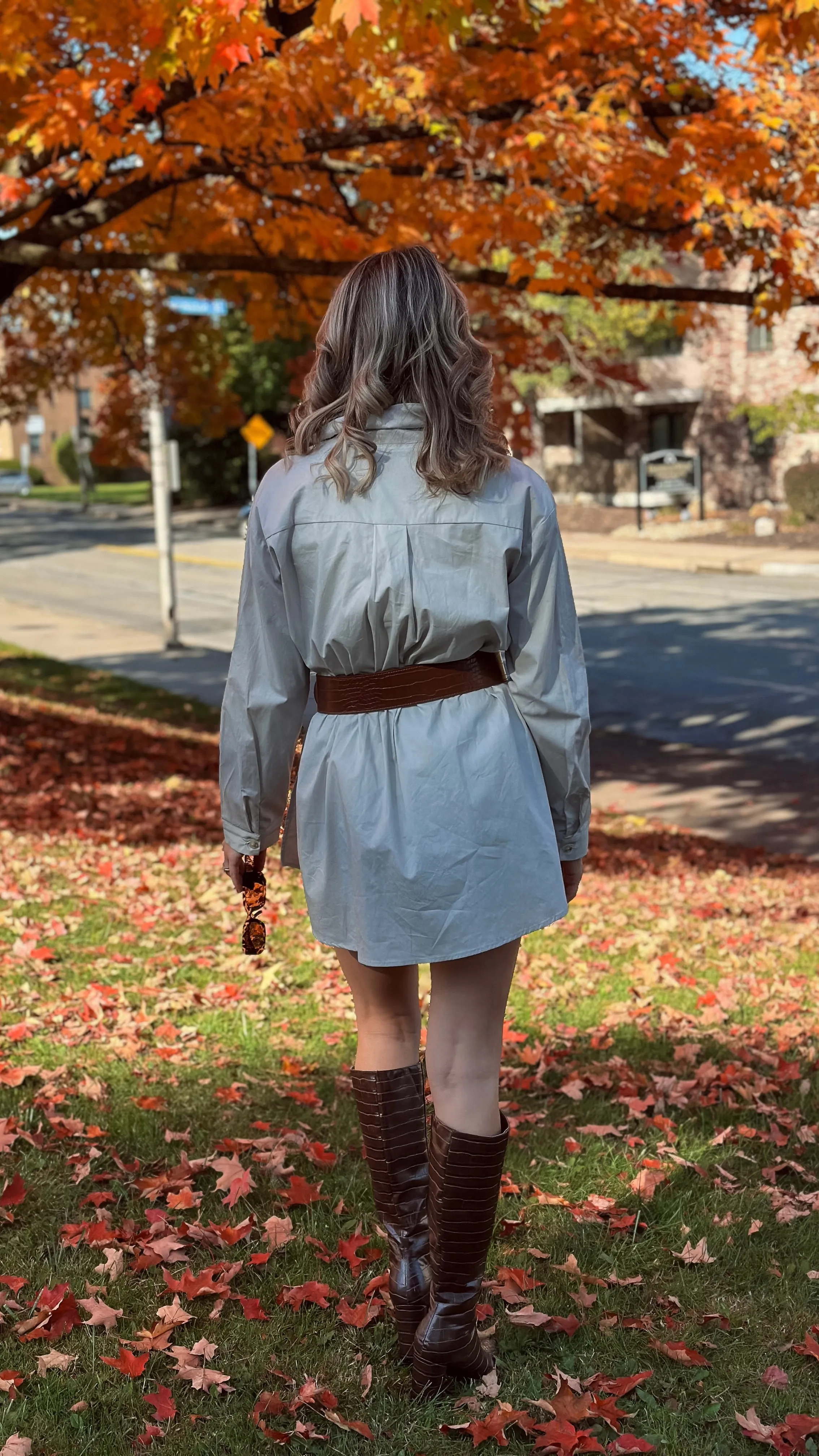 Elaina Grey Romper