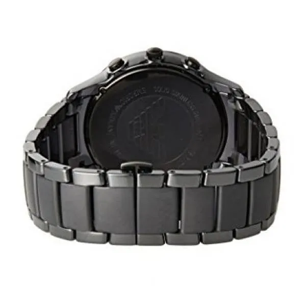 EMPORIO ARMANI Ceramica Black Ceramic Black Dial Chronograph Quartz Watch for Gents - EMPORIO ARMANI AR1451