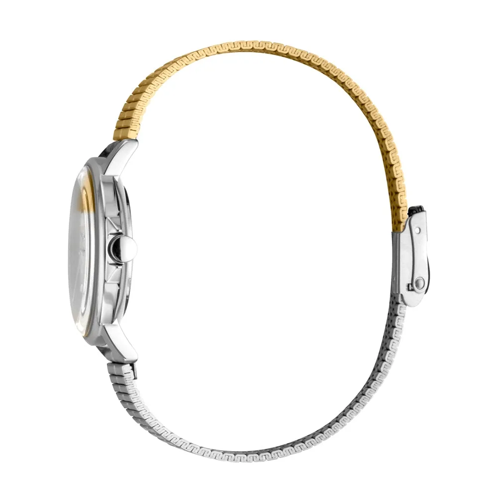 Esprit Ladies Stainless Steel Watch 2Tone Dial & Bicolor Mesh Bracelet