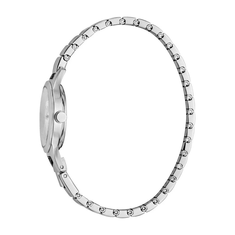 Esprit Ladies Watch Silver Color Stainless Steel Bracelet Case Silver Color Dial