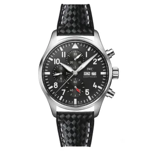 Ezra Leather Rubber Performance Hybrid Strap for IWC Pilot / Big Pilot - White (8056)