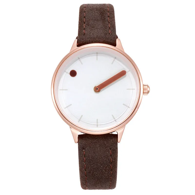 Fashion belt large dial women's watch