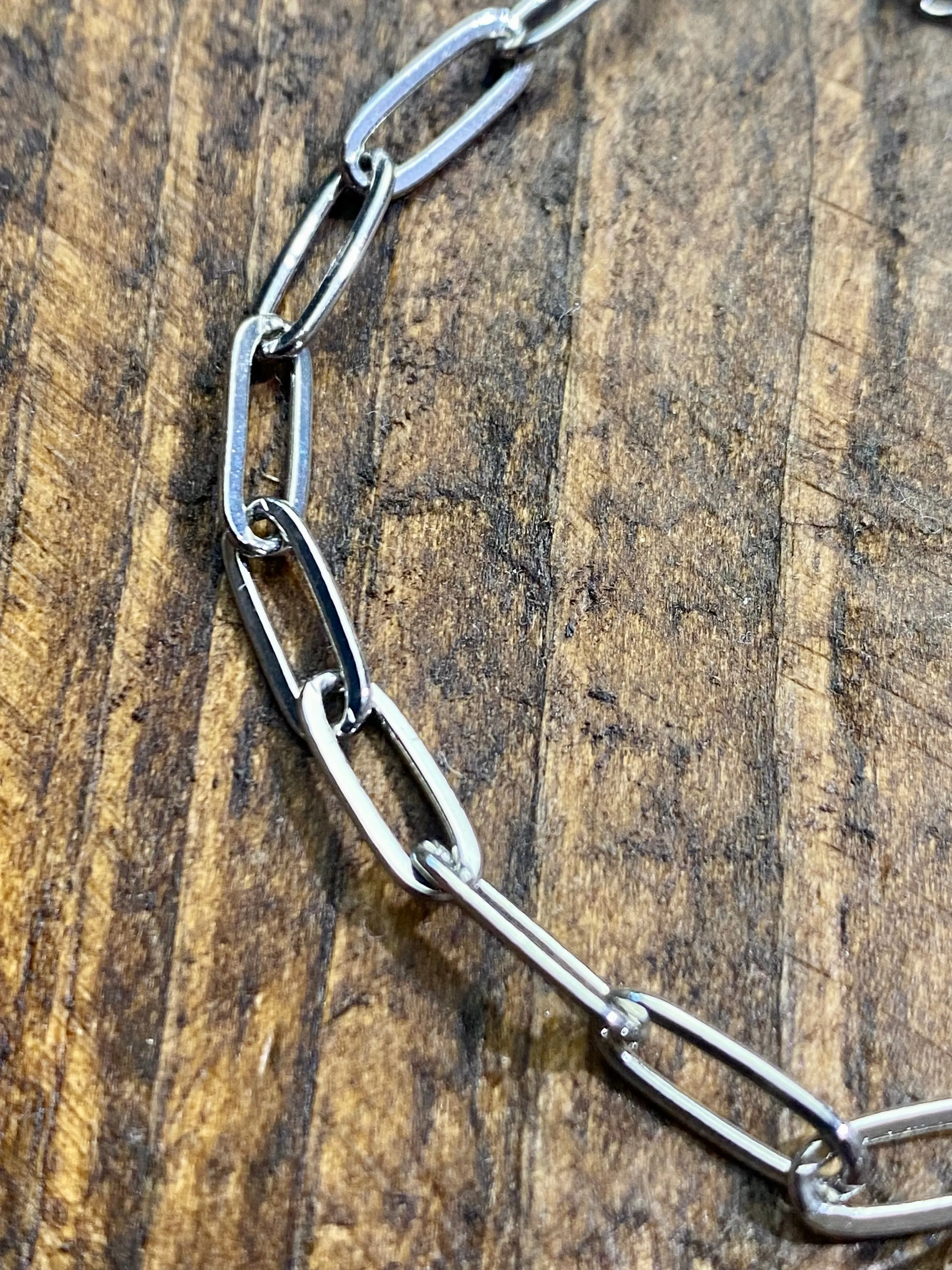 Fashion Paperclip Chain Bracelet