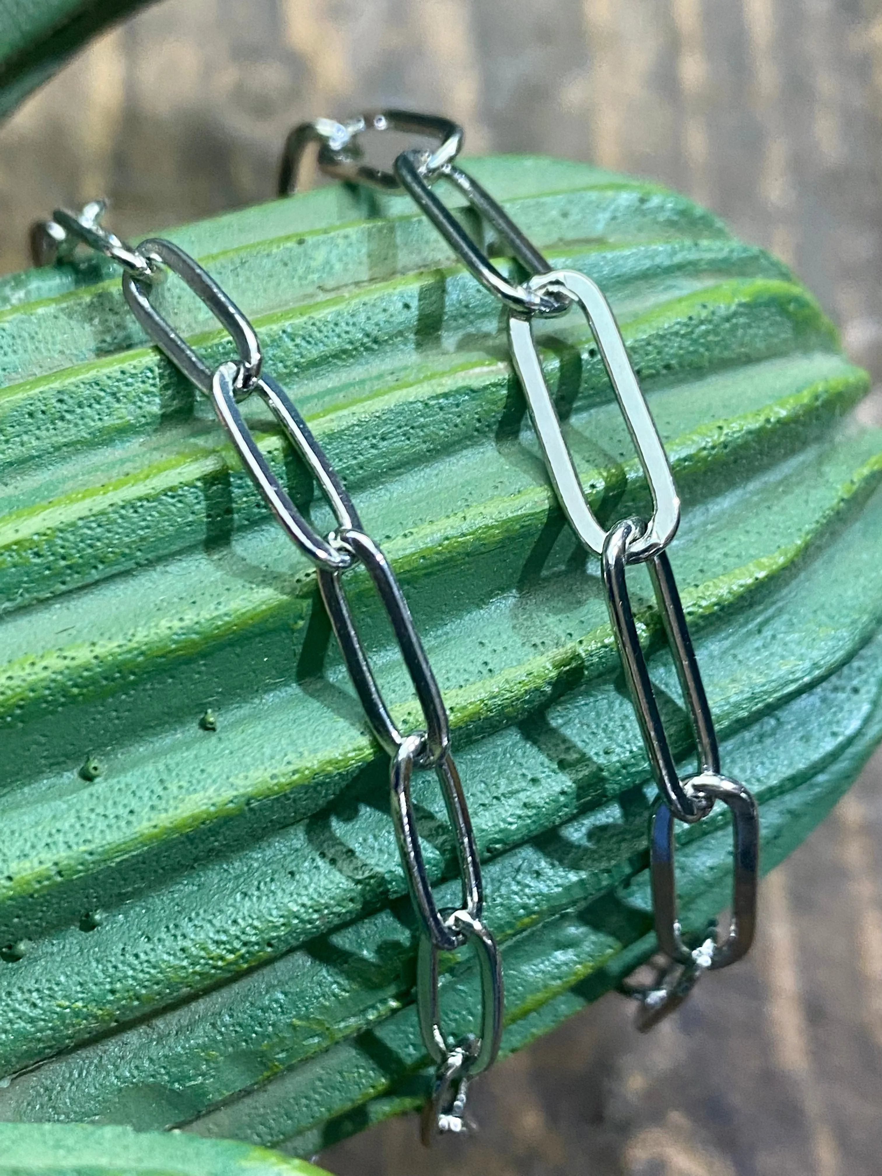 Fashion Paperclip Chain Bracelet