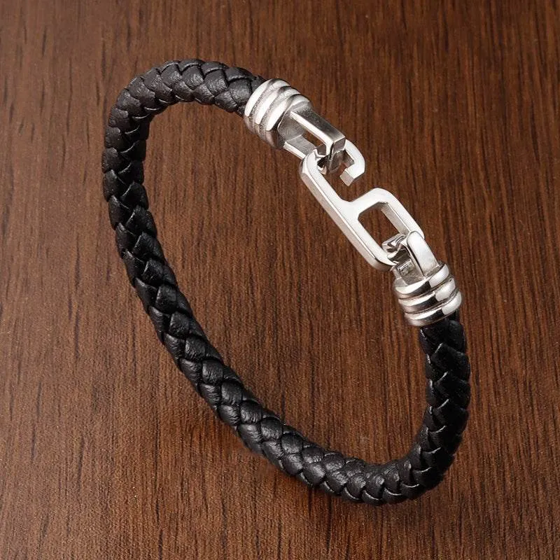 Fashion Personality Leather Bracelet Men