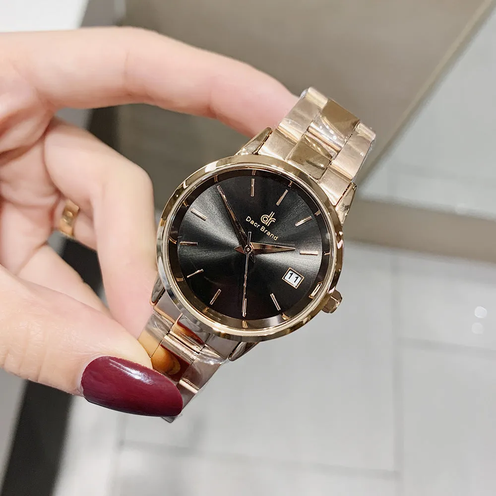 Fashion simple temperament waterproof steel band Shi Ying ladies watch