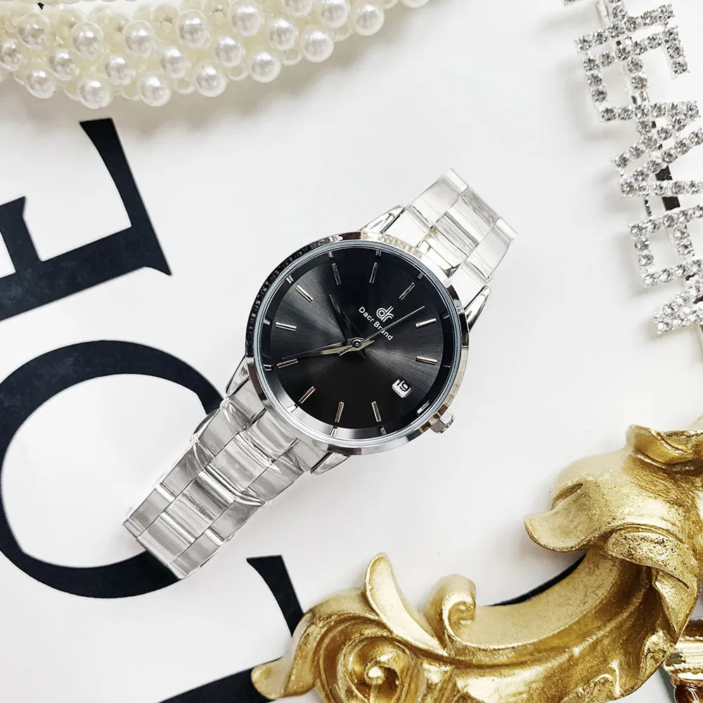 Fashion simple temperament waterproof steel band Shi Ying ladies watch