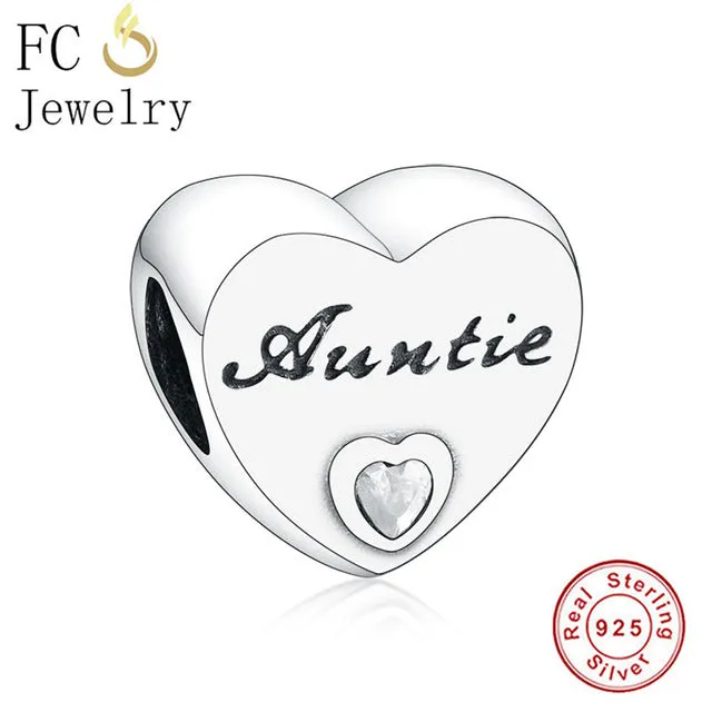 FC Jewelry Fit Original Pandora Charm Bracelet 100% 925 Silver Leaf Micro Pave Pink Purple Zircon Bead Making Reflexion Berloque