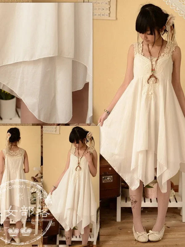 folk strap fairy dress