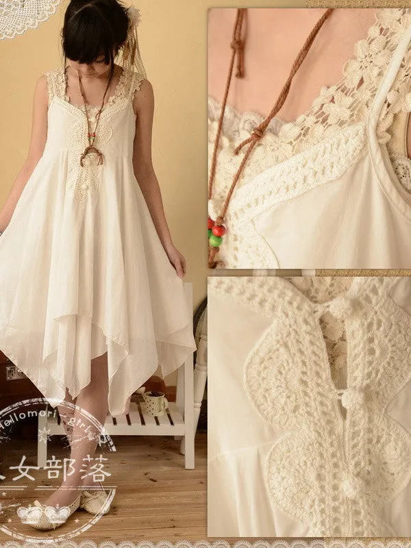 folk strap fairy dress