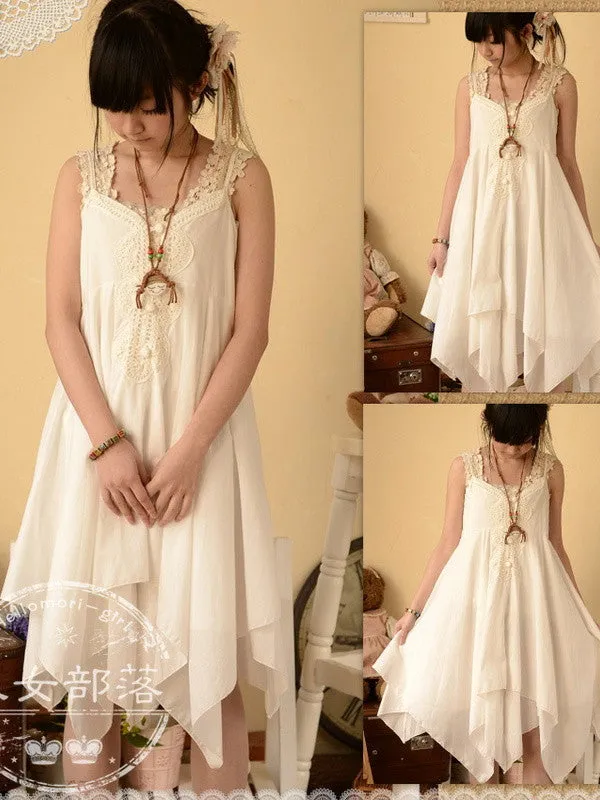 folk strap fairy dress