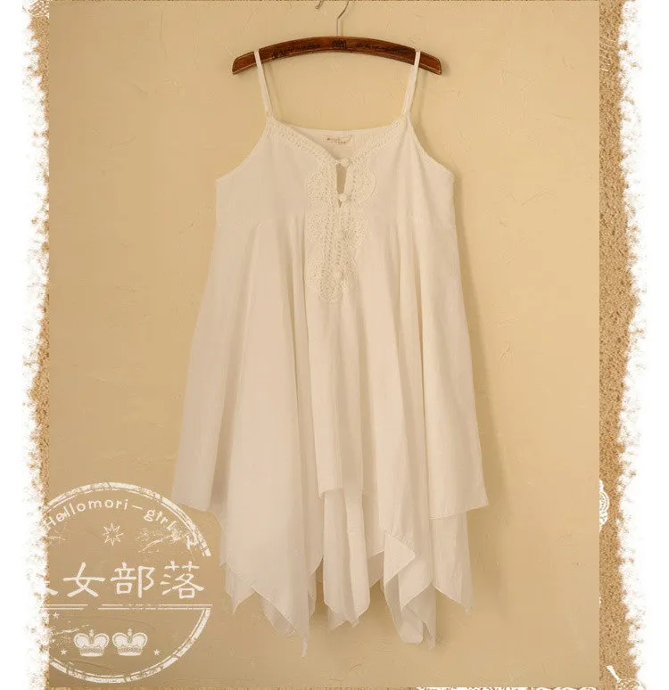 folk strap fairy dress