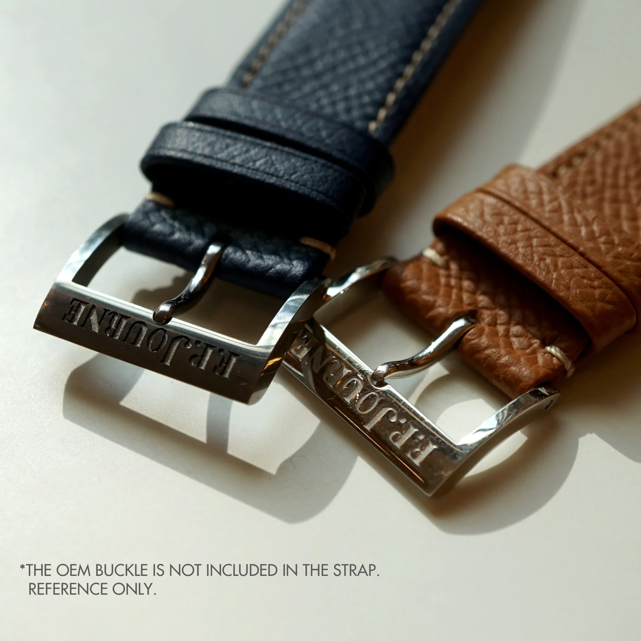 For F.P.JOURNE BLACK GRAINED CALF STRAP V2.0