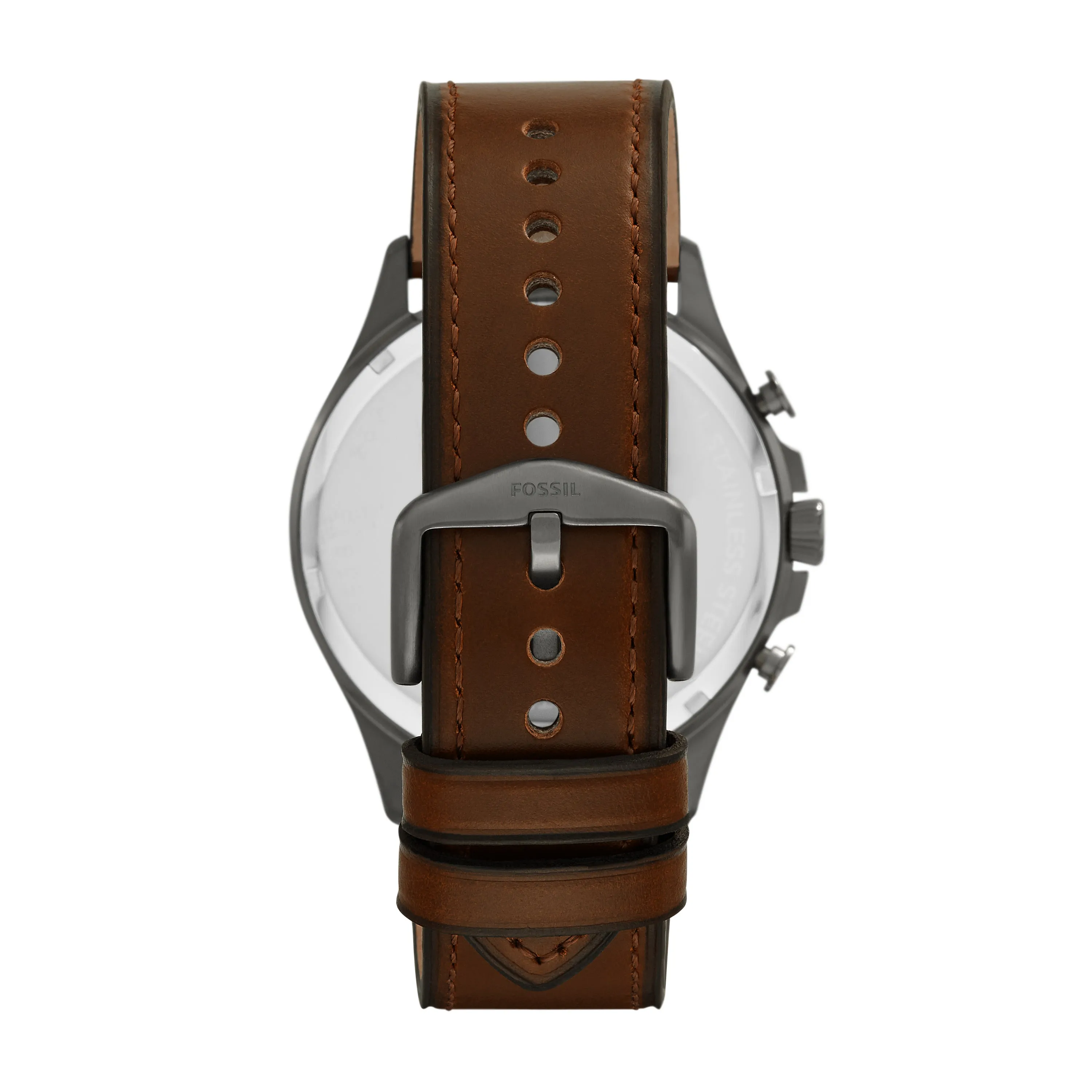 Forrester Chronograph Amber Leather Watch