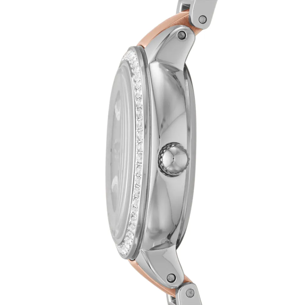 Fossil Virginia Glitz Two-Tone  Stainless Steel Women's Watch