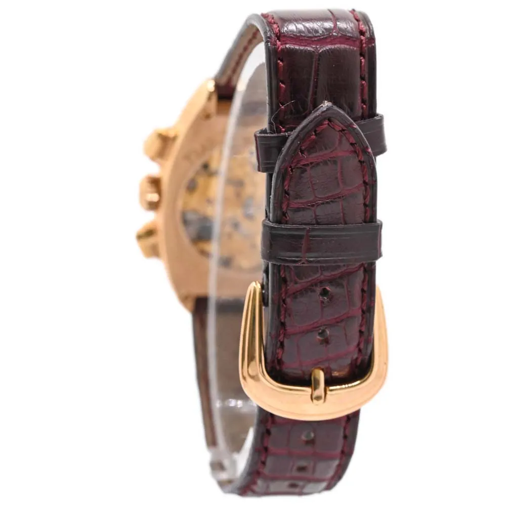Franck Muller Ladies Rose Gold 33mm Silver Chronograph Dial Reference#: 7502CCHV