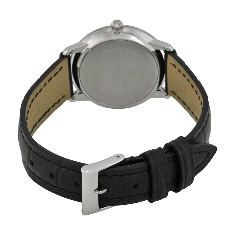 Frederique Constant Slim Line Silver Guilloche Dial Ladies Watch 235AS1S6 FC-235AS1S6