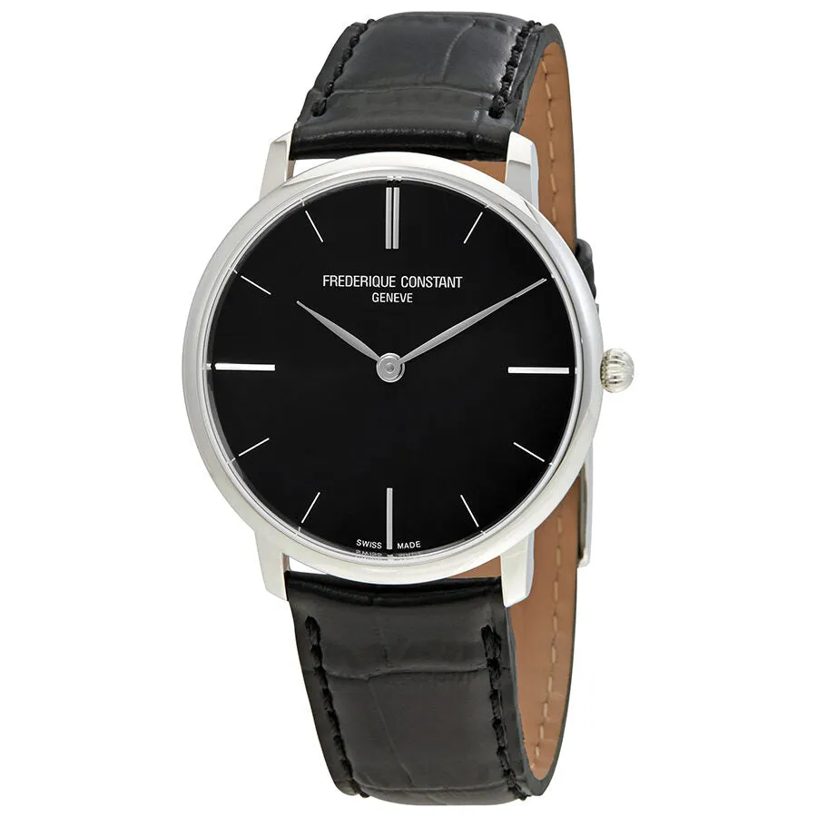 Frederique Constant Slimline Black Dial Men's Watch FC-200G5S36