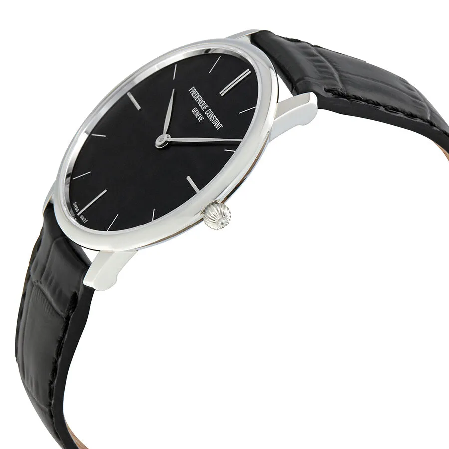 Frederique Constant Slimline Black Dial Men's Watch FC-200G5S36