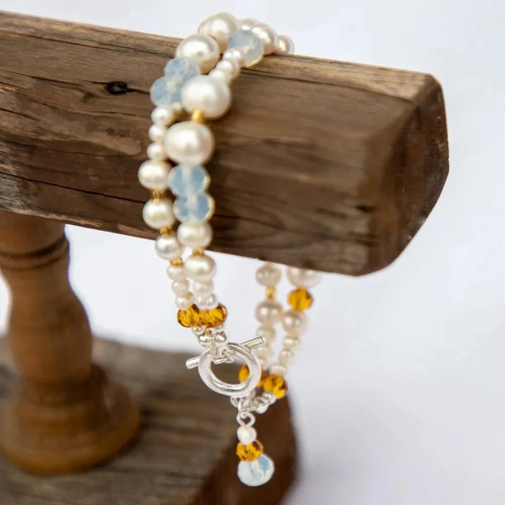 Freshwater Pearls Bracelet Stack
