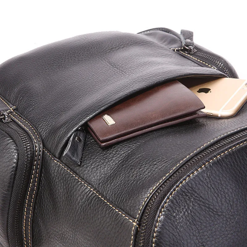 Full Grain Leather Backpack, Fashion Leather Backpack For Women
