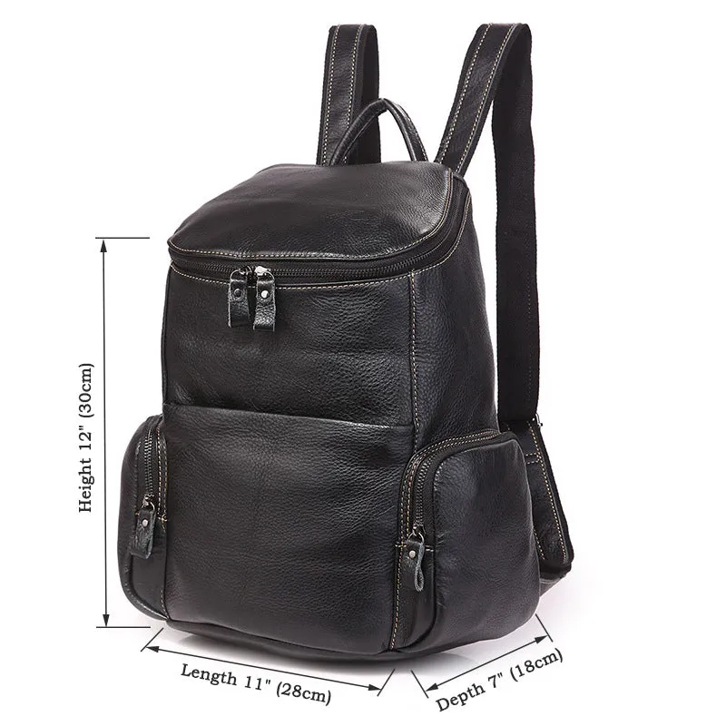 Full Grain Leather Backpack, Fashion Leather Backpack For Women