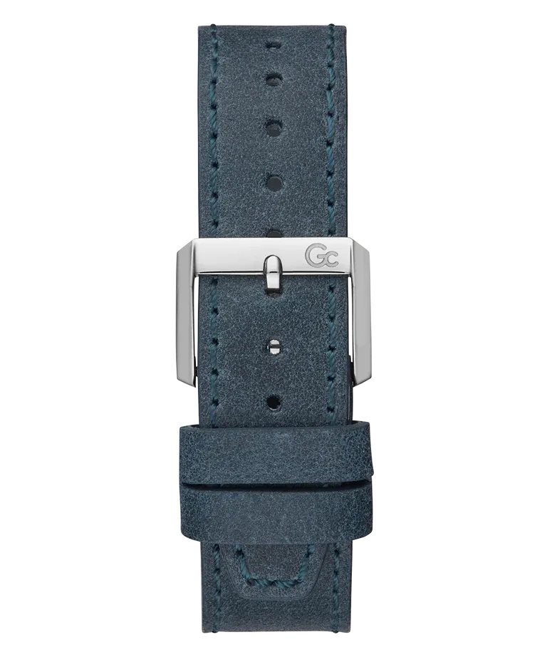 Gc UrbanCode Yachting Chrono Gents Blue Dial Blue  Leather Strap Watch