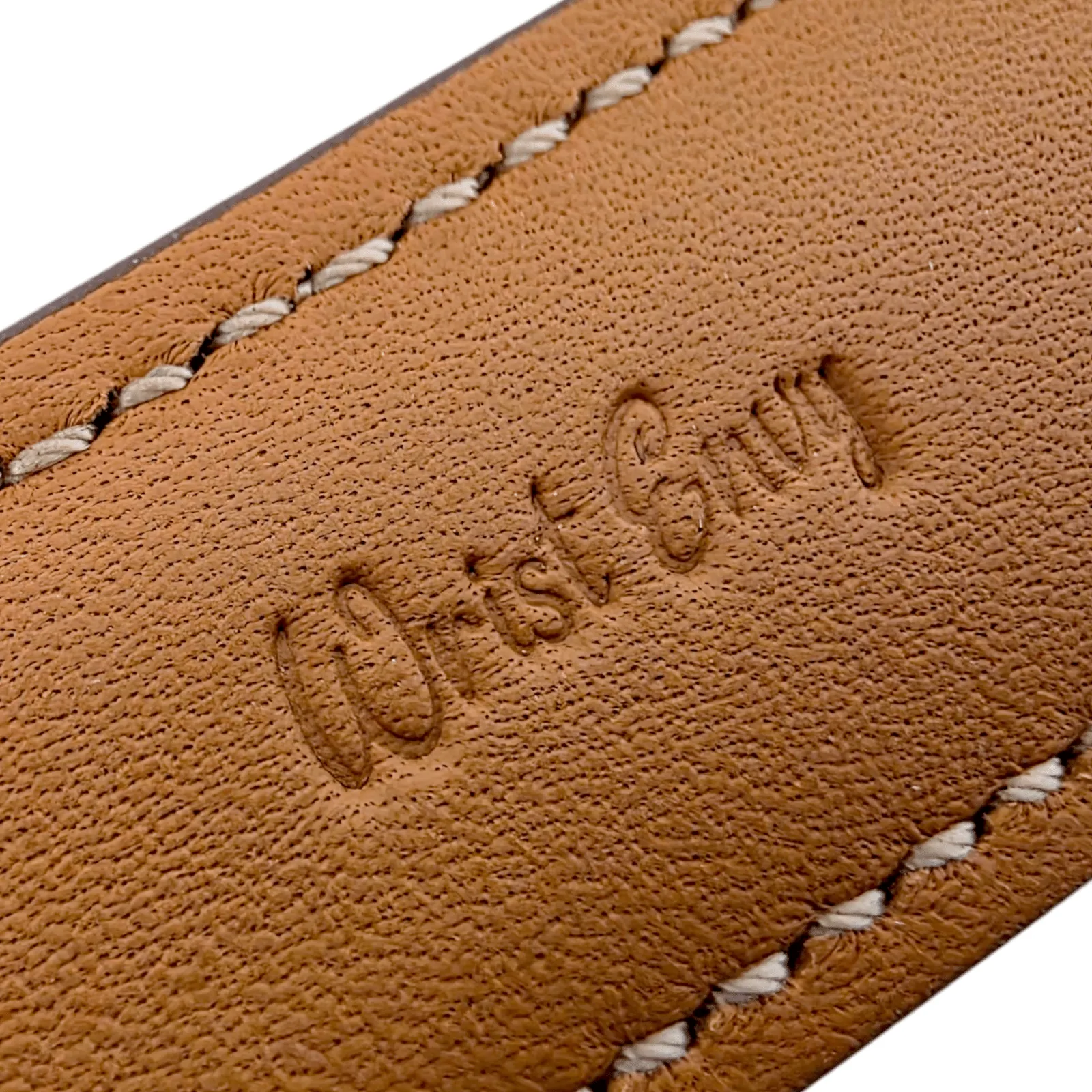 Genuine Full Grain Leather Tuscan Padded Watch Strap 20mm 22mm Dark Brown