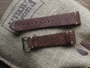 Genuine Italian leather watch strap 22mm