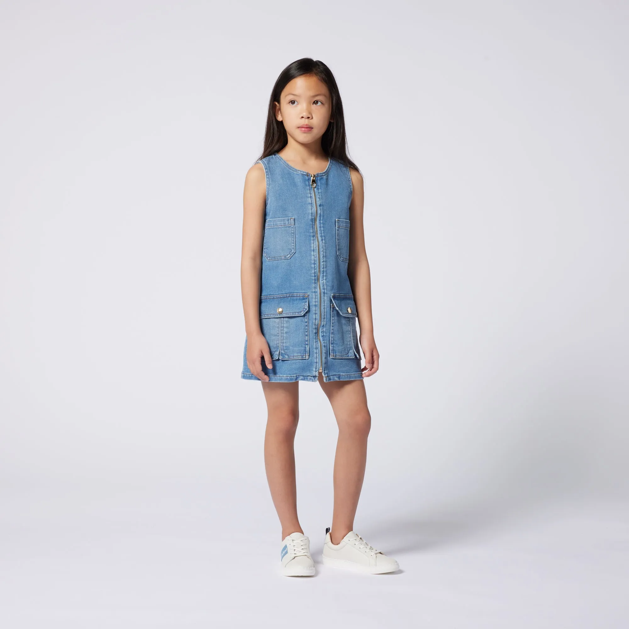 Girls Denim Dress