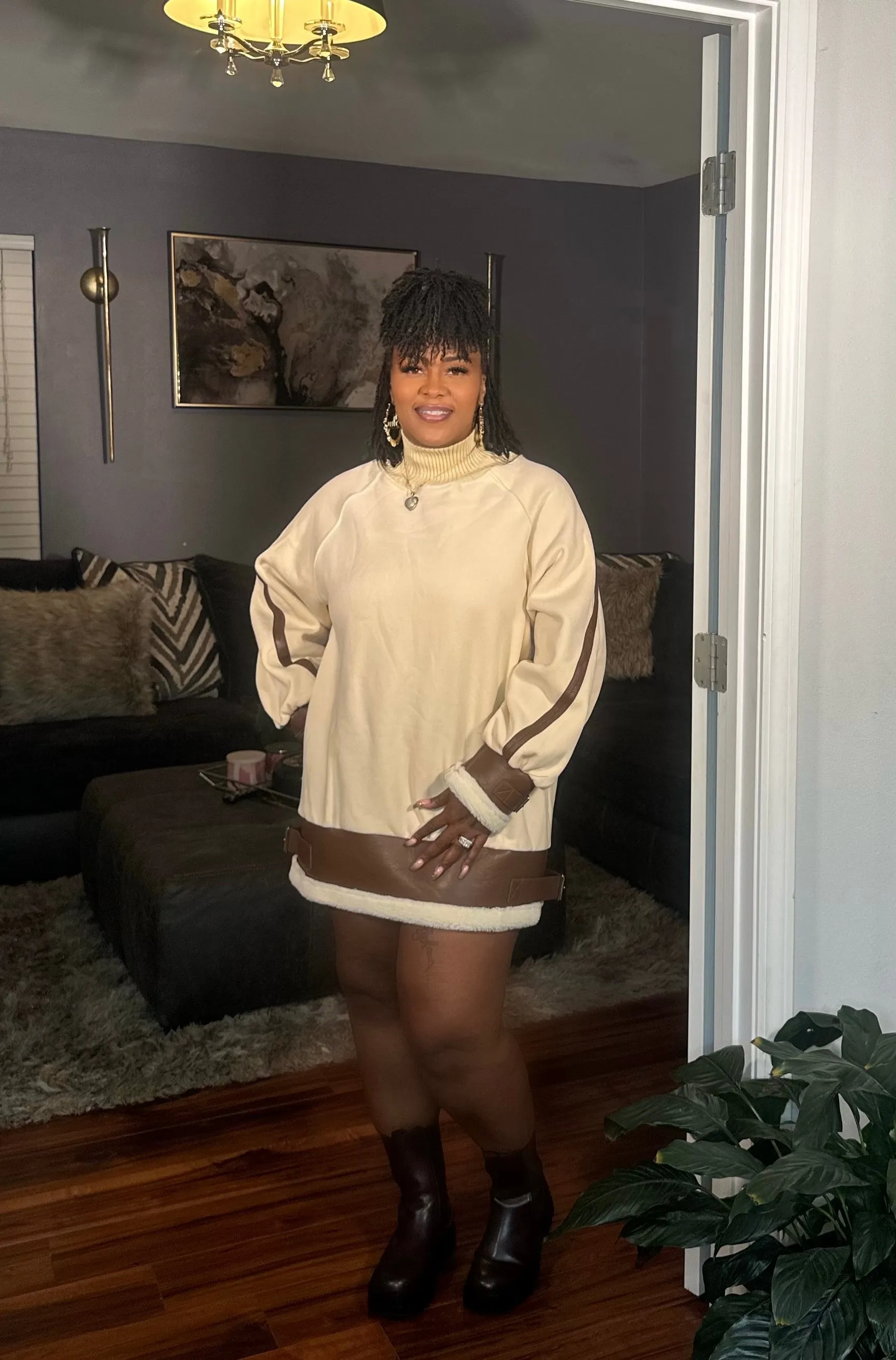 Glam Sweater Dress